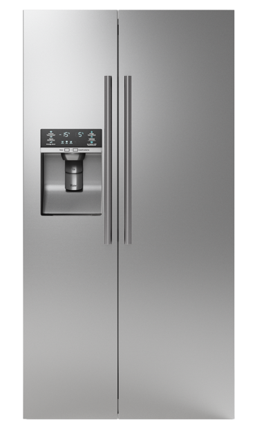 Холодильно-морозильный шкаф side-by-side ILVE RT 9020 SBS/BK глянцевый черный (сатин. сталь)