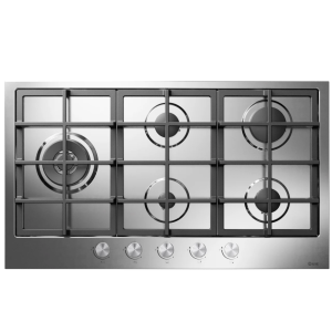 Газовая варочная поверхность ILVE HCS90SCK/SS нержавеющая сталь (фурн. сатинированная сталь)