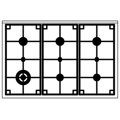 Кухонный блок ILVE L096WMP/GRD Кухонный блок ILVE L096WMP/GRD
