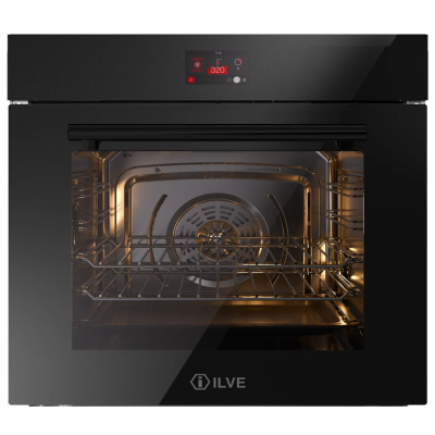 Духовой шкаф ILVE OV601GT3/BK глянцевый черный (фурн. матовый черный)