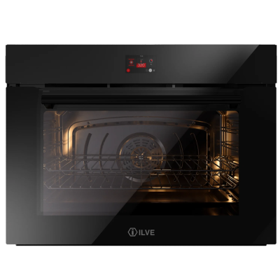Духовой шкаф ILVE OV80GT31/BK глянцевый черный (фурн. матовый черный)