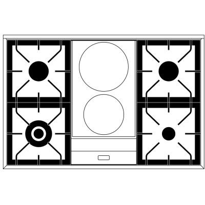Кухонный блок ILVE Nostalgie PD09INE3