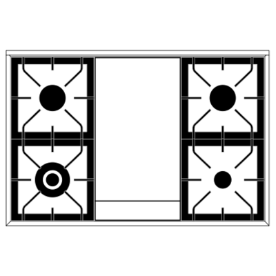 Кухонный блок ILVE PD09FNE3