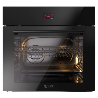 Духовой шкаф ILVE OV30GT31/BK глянцевый черный (фурн. матовый черный)