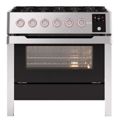 Кухонный блок ILVE Panaromagic PM096DS3/SS нержавеющая сталь (фурн. сатинированная сталь)