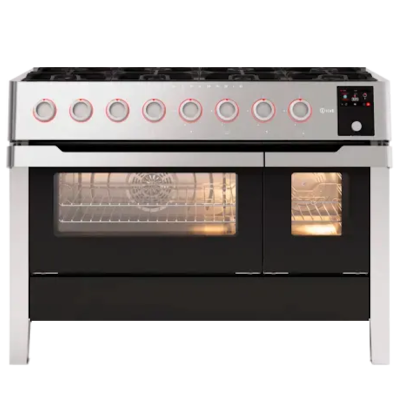 Кухонный блок ILVE Panaromagic PM128DS3/SS нержавеющая сталь (фурн. хром)